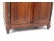Chestnut control cabinet carved miniature shell eighteenth century