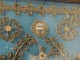 Quilling Saints reliquaries pair Amans Naamas Eustache Rouergue XVIII