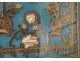 Quilling Saints reliquaries pair Amans Naamas Eustache Rouergue XVIII