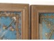 Quilling Saints reliquaries pair Amans Naamas Eustache Rouergue XVIII
