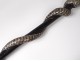 old wooden cane blackened pearl cobra cobra snake cane ancient XIX