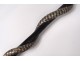 old wooden cane blackened pearl cobra cobra snake cane ancient XIX