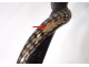 old wooden cane blackened pearl cobra cobra snake cane ancient XIX