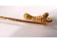 Hairpin tie solid 18 carat gold greenhouse eagle pearl nineteenth century