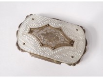 Silver metal wallet pearl Berth nineteenth century Napoleon III