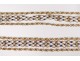 Pair of child bracelets solid gold medallions Micco mosaic ruins nineteenth