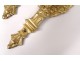 Pair arm sconces gilt bronze light Regency wife Flora C Crowned 18th