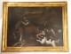 Great table HST deer hunting dogs painting Eighteenth French School