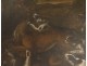 Great table HST deer hunting dogs painting Eighteenth French School