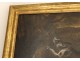 Great table HST deer hunting dogs painting Eighteenth French School