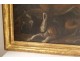 Great table HST deer hunting dogs painting Eighteenth French School