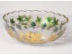 Cup enamelled glass gilding leaf vine grapes nineteenth century