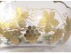 Cup enamelled glass gilding leaf vine grapes nineteenth century