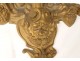 Pair large sconces 5 bronze Regency lights golden masks nineteenth