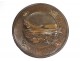 decorative bronze dish decor Japanese-style fish carp crab signed Natte 1900