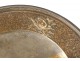 decorative bronze dish decor Japanese-style fish carp crab signed Natte 1900