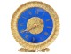 gilt bronze cherub child pilot pendulum clock glass palmettos nineteenth