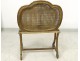 gilded wood magazine rack cane Napoleon III nineteenth century