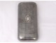 Box cigarette case Sterling silver inlaid Russian Moscow Pyetr Chumakov nineteenth