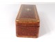 glovebox magnifying amboine wood inlay pink brass Napoleon III XIXth