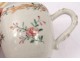 Pot cream porcelain India Company pink butterfly eighteenth family
