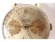 Wrist chronograph Angelus Chronodato 18K gold Swiss massif twentieth