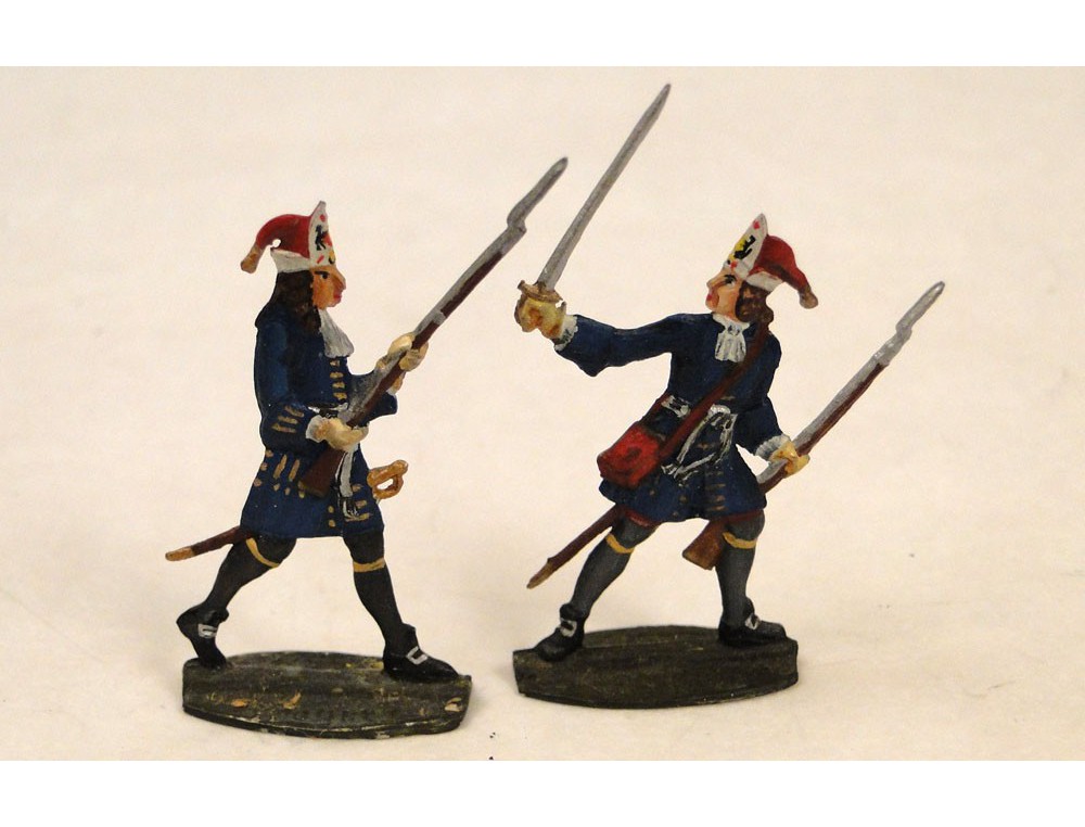 Figurines En étain Heinrichsen - Soldats Second Empire (Infanterie) - 35mm - Allemagne