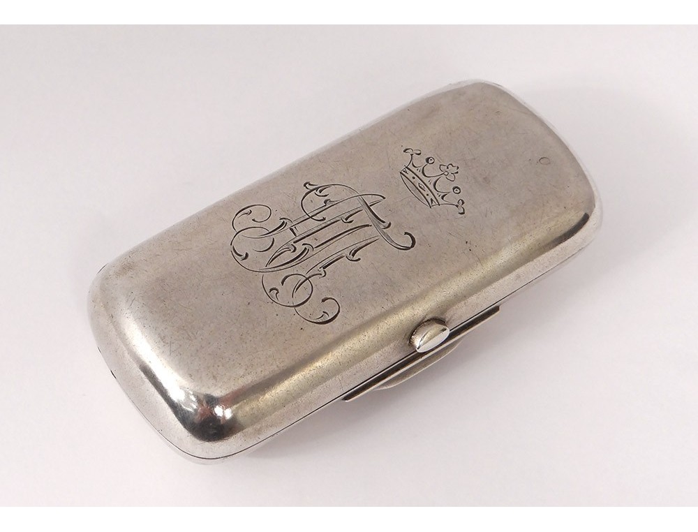 etui cigarette argent Ancien tui  cigarettes en 800 allemand repouss - En vente sur 1stDibs France Etui  cigarettes argent massif