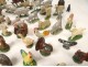 Lot 77 figurines alu animals farm characters cows pigs horses XXè