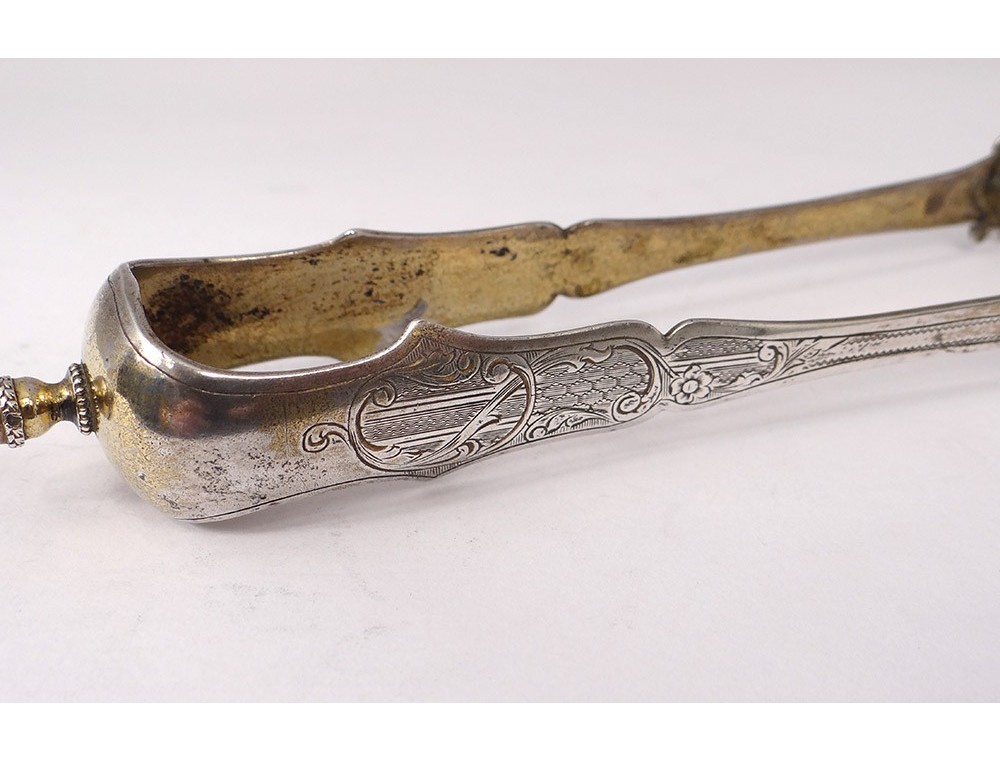 Pince a sucre patte de lion argent - Arts de la table