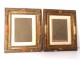 Pair of wood frames stucco gilt antique french frame 19th century
