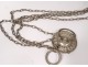 Censer bronze silvered church censer XIXth century