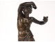 Sculpture Bronze Duret Young fisherman dancing Tarentelle Bulteau XIXème