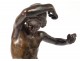 Sculpture Bronze Duret Young fisherman dancing Tarentelle Bulteau XIXème