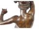 Sculpture Bronze Duret Young fisherman dancing Tarentelle Bulteau XIXème