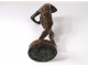 Sculpture Bronze Duret Young fisherman dancing Tarentelle Bulteau XIXème