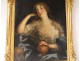 HST painting Saint Mary Madeleine Penitente skull Vanity frame carved 17th