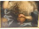 HST painting Saint Mary Madeleine Penitente skull Vanity frame carved 17th