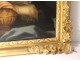 HST painting Saint Mary Madeleine Penitente skull Vanity frame carved 17th