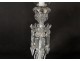 Crystal engraved crystal bracelet Baccarat pattern Medallion crystal pendants XXth