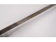 Cane sword with system pommel sculpted silver wooden barrel XIXth century
