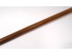 Cane sword with system pommel sculpted silver wooden barrel XIXth century