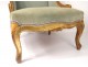 Children&#39;s armchair Louis XV marquise duchesse broken wood gilded 19th century