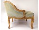 Children&#39;s armchair Louis XV marquise duchesse broken wood gilded 19th century