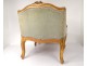 Children&#39;s armchair Louis XV marquise duchesse broken wood gilded 19th century