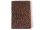 Chinese card case carved wooden carved pagodas China XIXth century