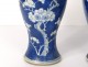 Pair small vases balusters porcelain China prunus Kangxi Yongzheng 18th