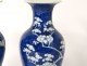 Pair small vases balusters porcelain China prunus Kangxi Yongzheng 18th
