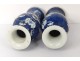 Pair small vases balusters porcelain China prunus Kangxi Yongzheng 18th