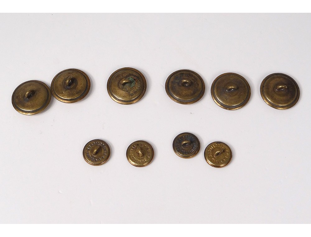 Lot De Boutons Vintage Anciens - Dorés Et Argentés - Neuf